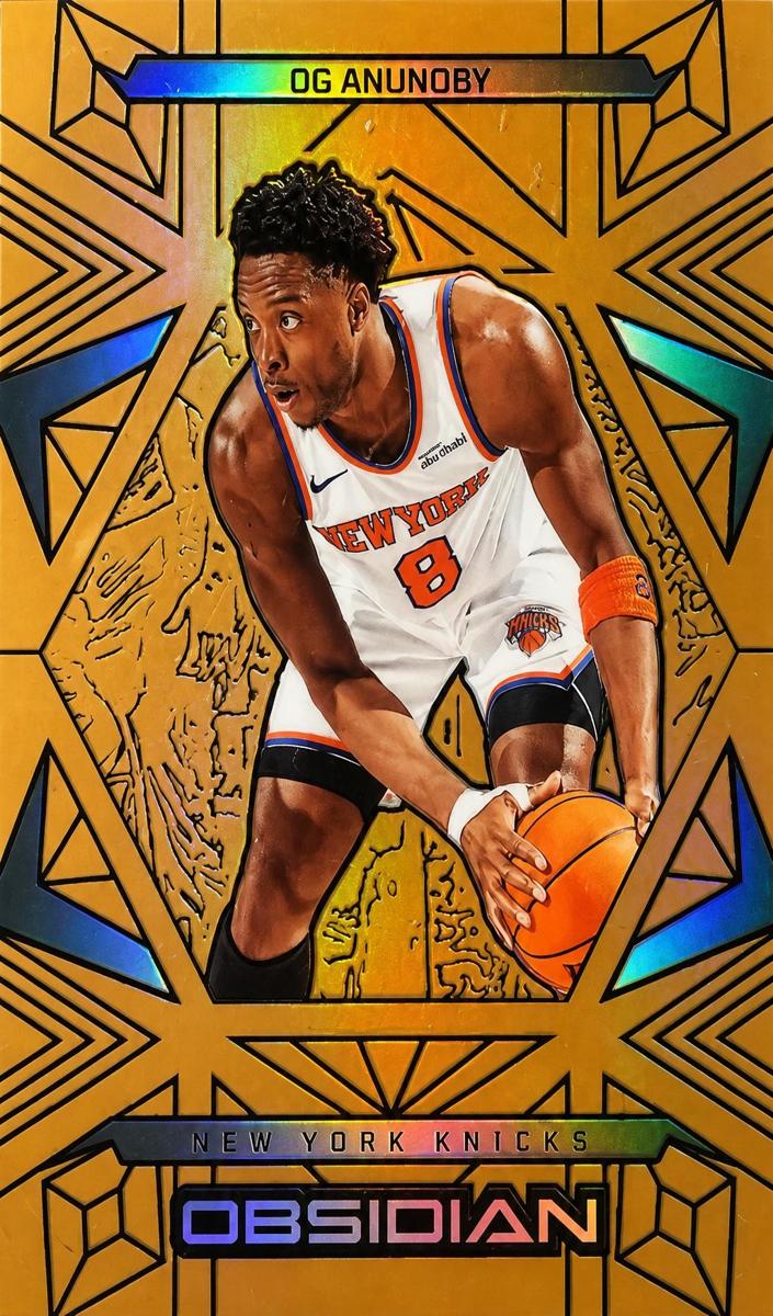 2024 Panini Obsidian Basketball Electric Etch Bronze Flood OG Anunoby #127
