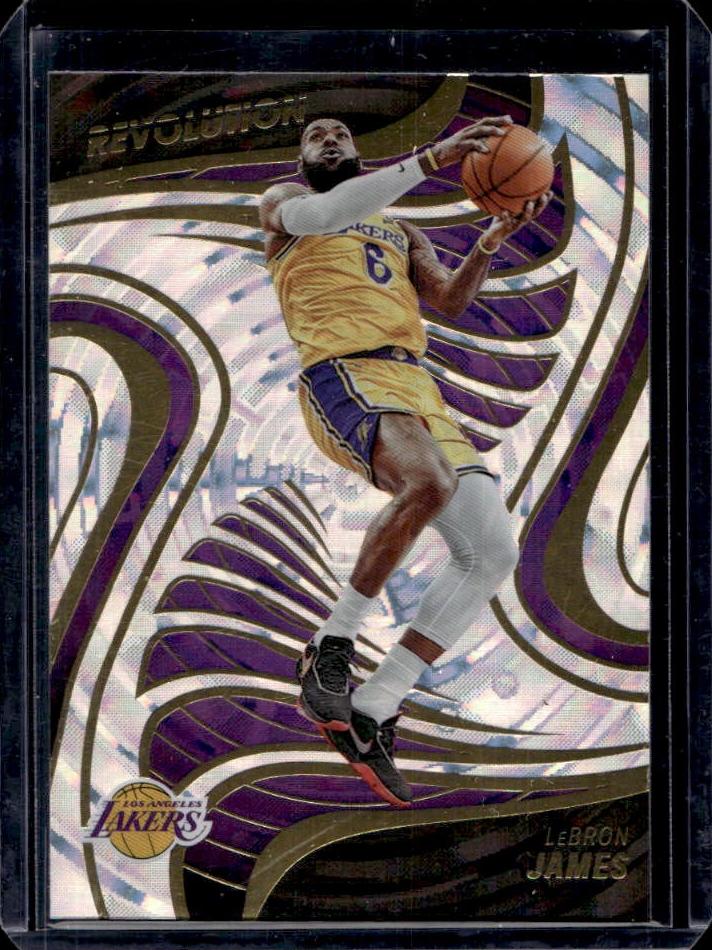 2022 Panini Revolution Basketball Fractal LeBron James #58