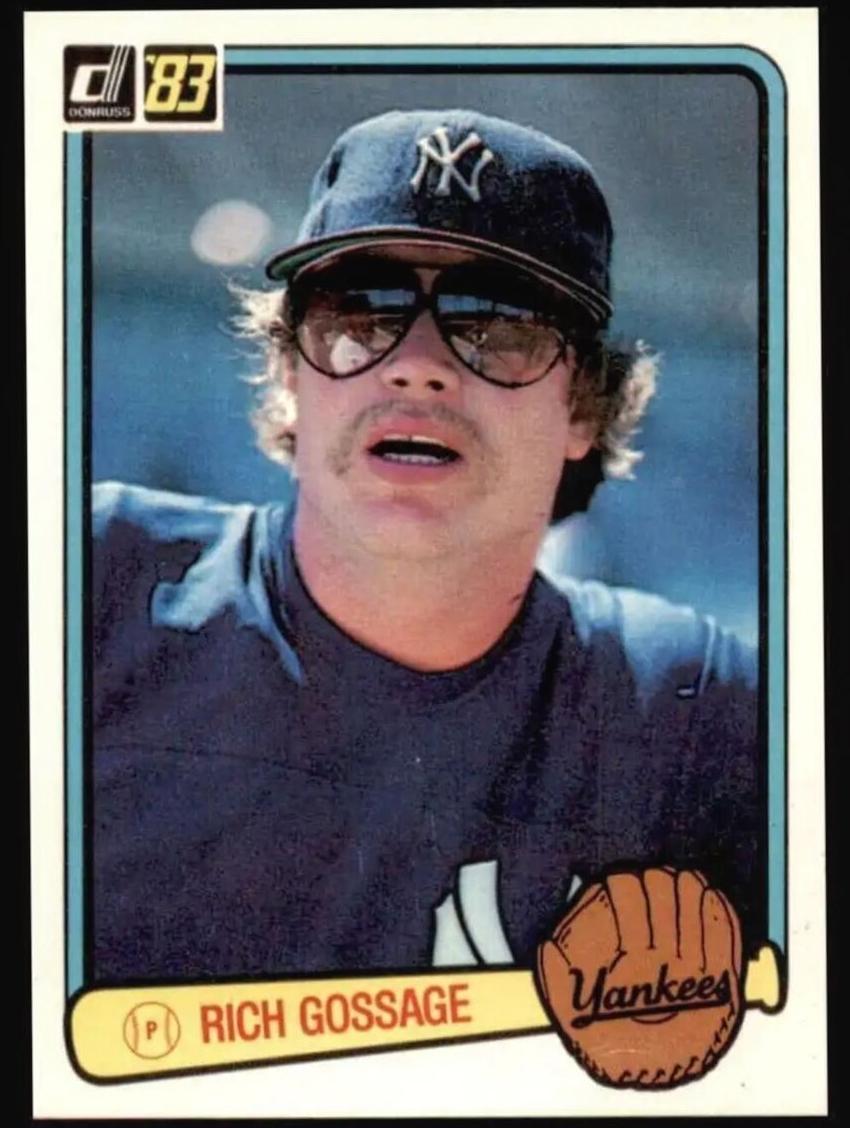 1983 Donruss Baseball Rich Gossage #157 PSA 9