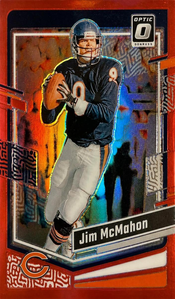 2023 Donruss Optic Football Red Jim McMahon #35 PSA 8.5