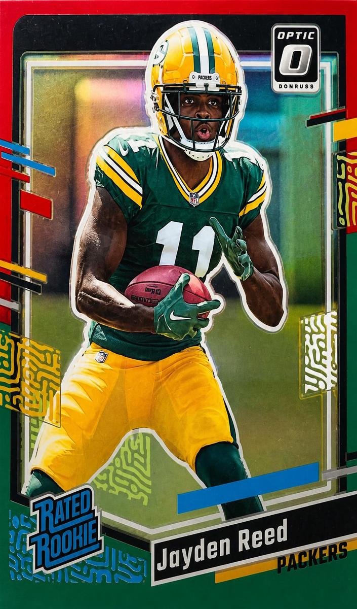 2023 Panini Donruss Football Red Green Jayden Reed #334