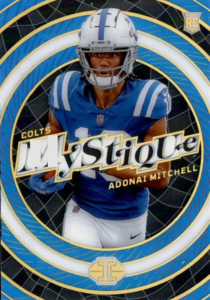 2024 Panini Illusions Football Light Blue Adonai Mitchell #19