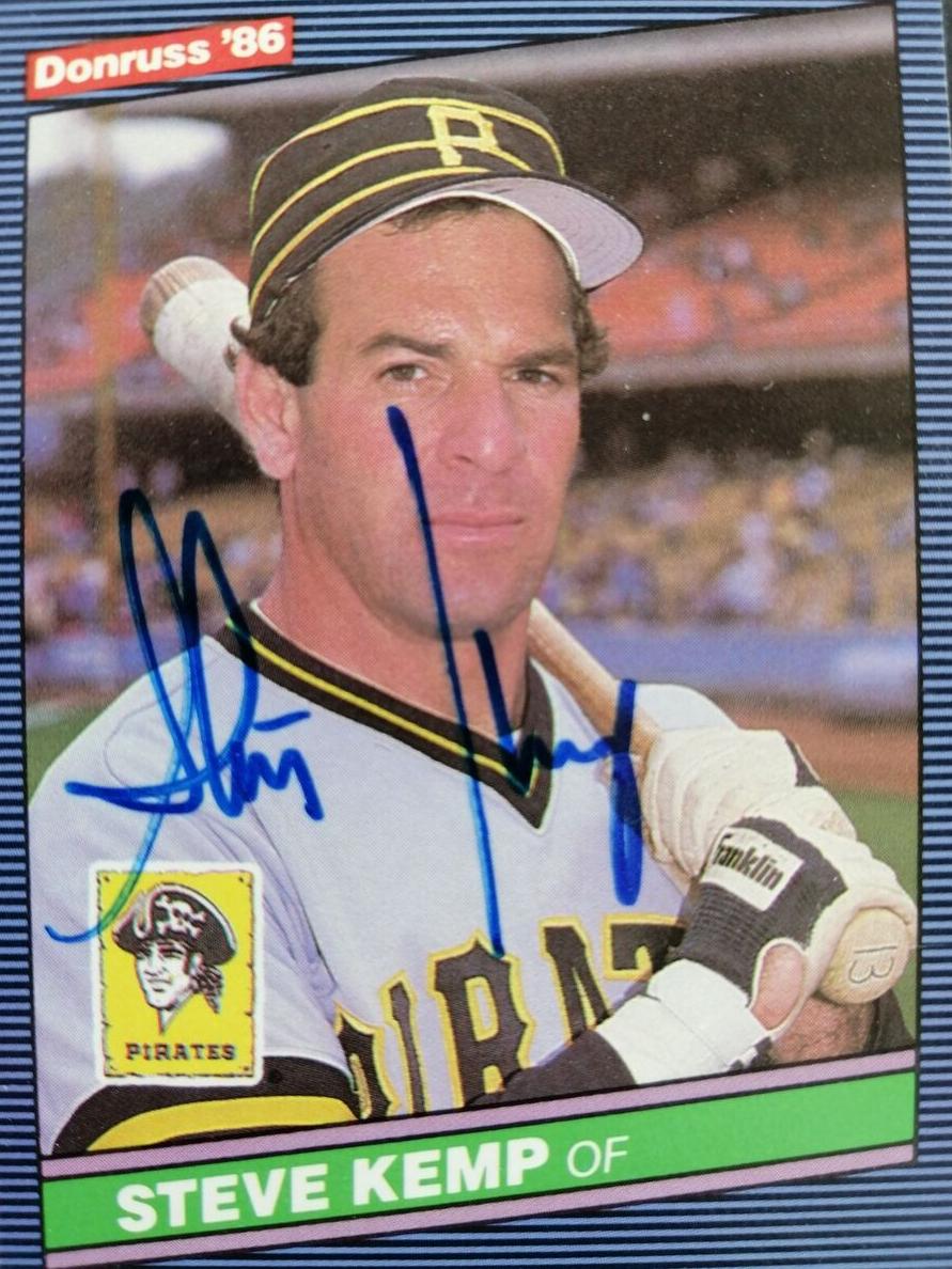 1986 Donruss Baseball Steve Kemp #200 PSA 9