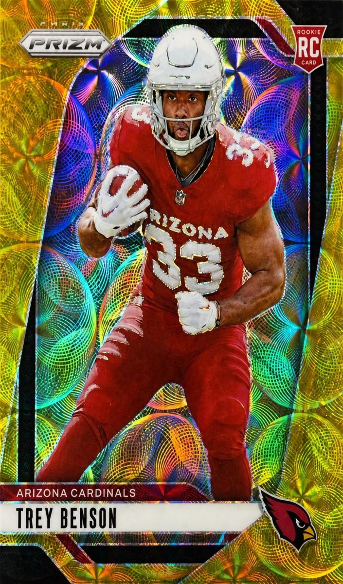 2024 Panini Prizm Football Choice Gold Trey Benson #392