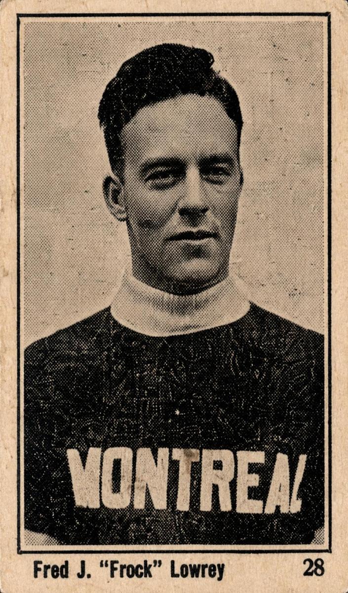 1924 Maple Crispette V130 Hockey Fred (Frock) Lowrey #28