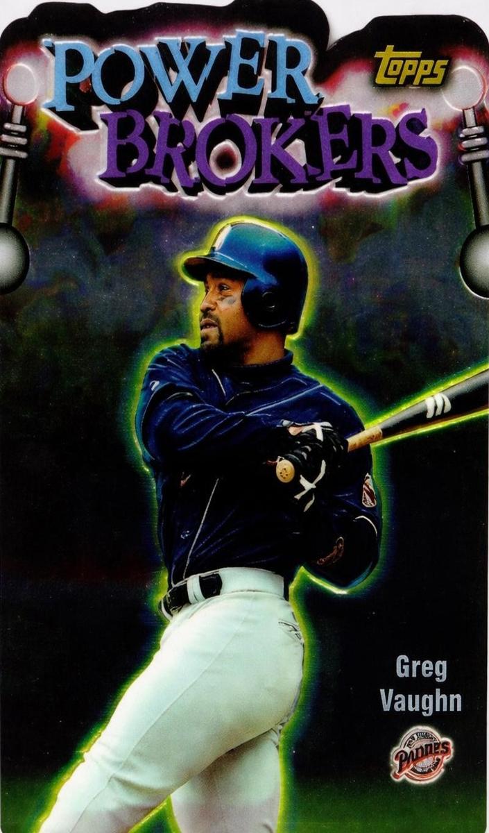 1999 Topps Baseball Greg Vaughn #PB11