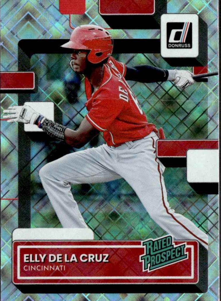 2022 Panini Donruss Baseball Diamond Elly De La Cruz #RP-6 PSA 10