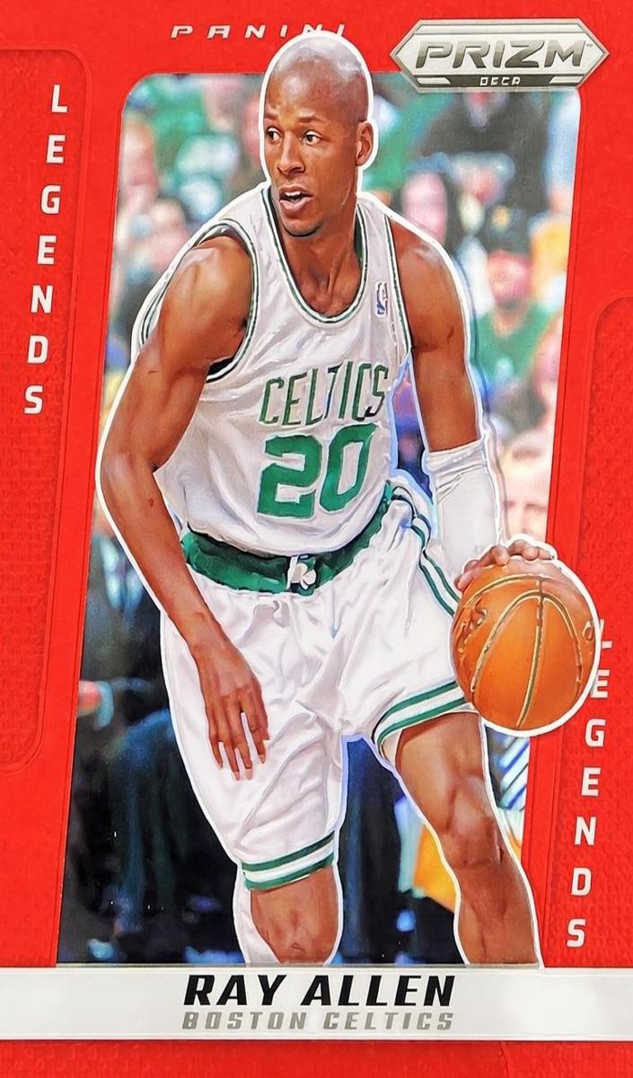 2024 Panini Prizm Deca Basketball Red Ray Allen #210
