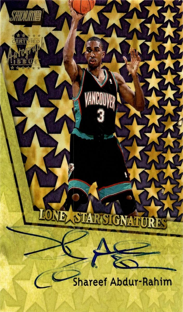 1999 Topps Stadium Club Basketball Shareef Abdur-Rahim #LS12