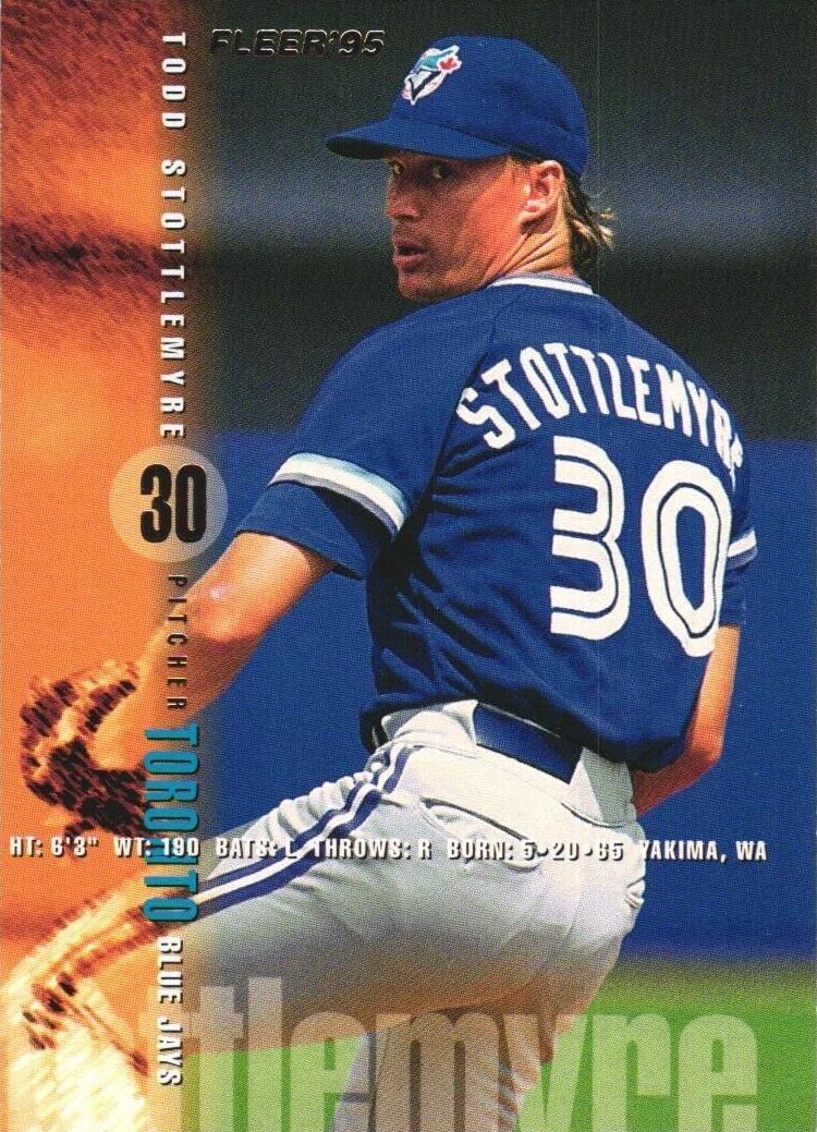 1995 Fleer Baseball Todd Stottlemyre #106