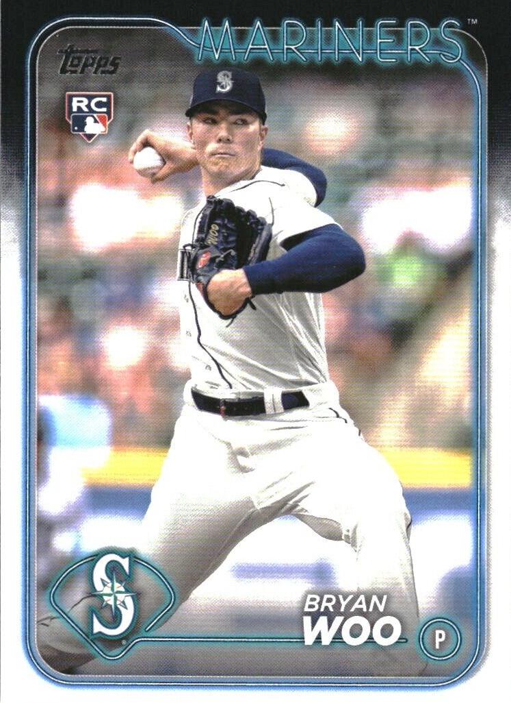 2024 Topps Baseball Bryan Woo #12 PSA 9