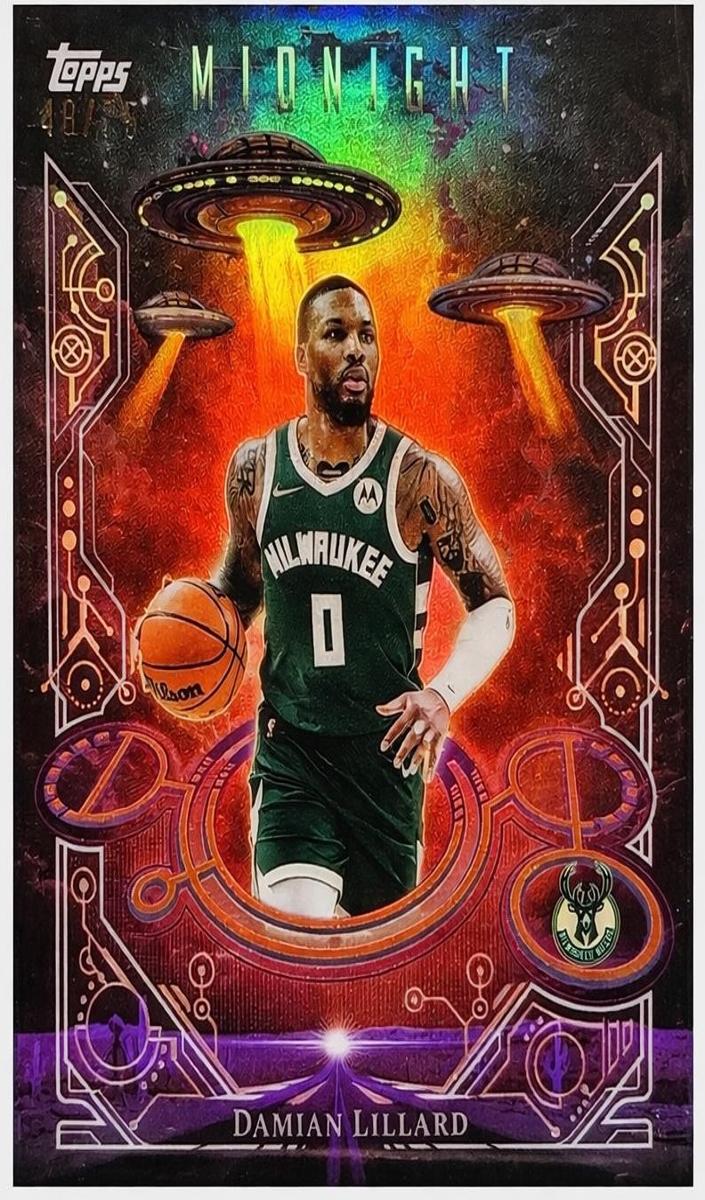 2025 Topps Midnight Basketball Dusk Damian Lillard #DD-12