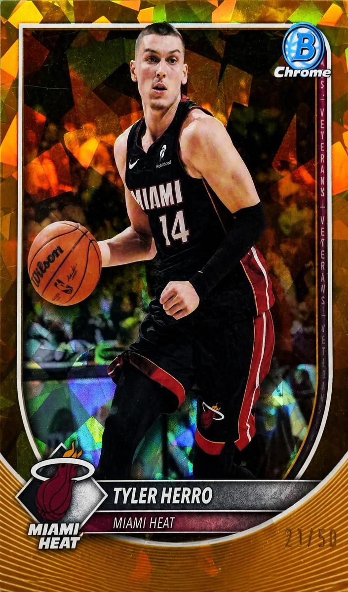 2025 Bowman Chrome Sapphire Basketball Gold Tyler Herro #BCV-88