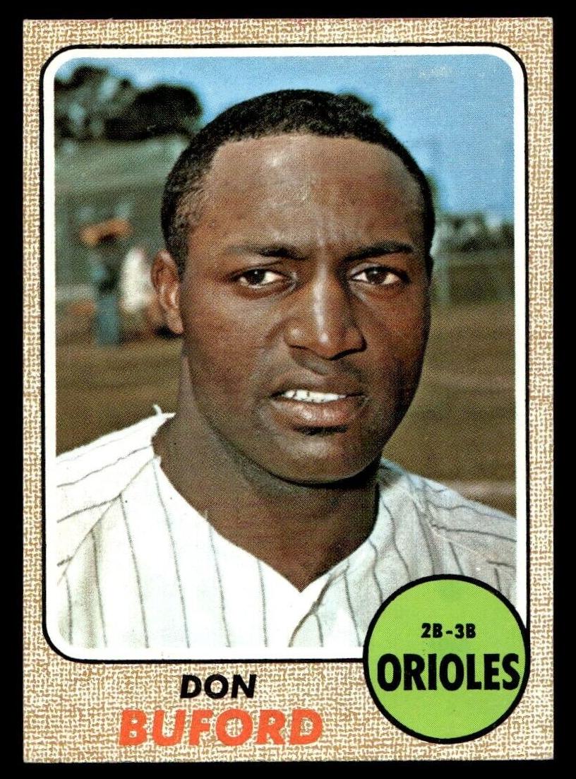 1968 Topps Baseball Don Buford #194