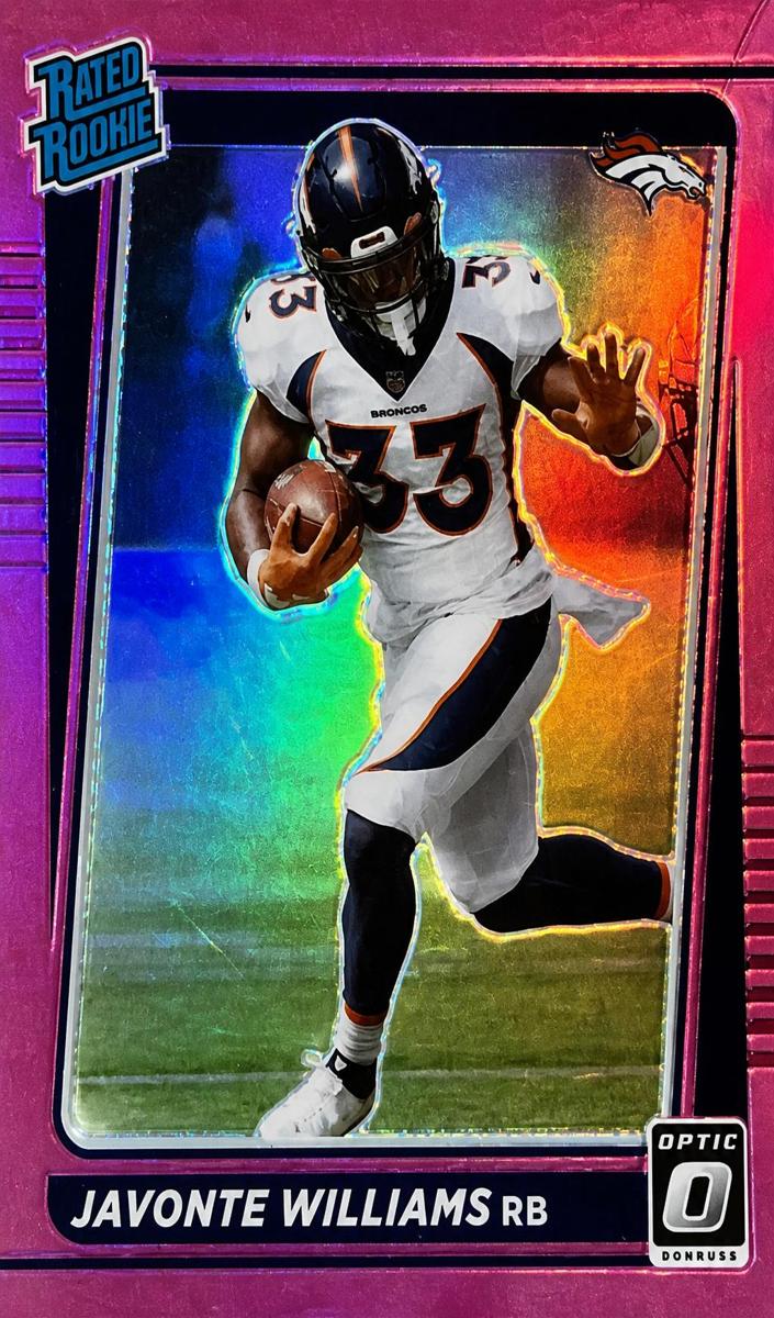 2021 Donruss Optic Football Pink Javonte Williams #215