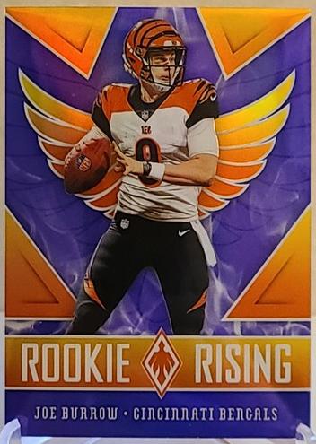 2020 Panini Phoenix Football Purple Joe Burrow #RR-1 PSA 10