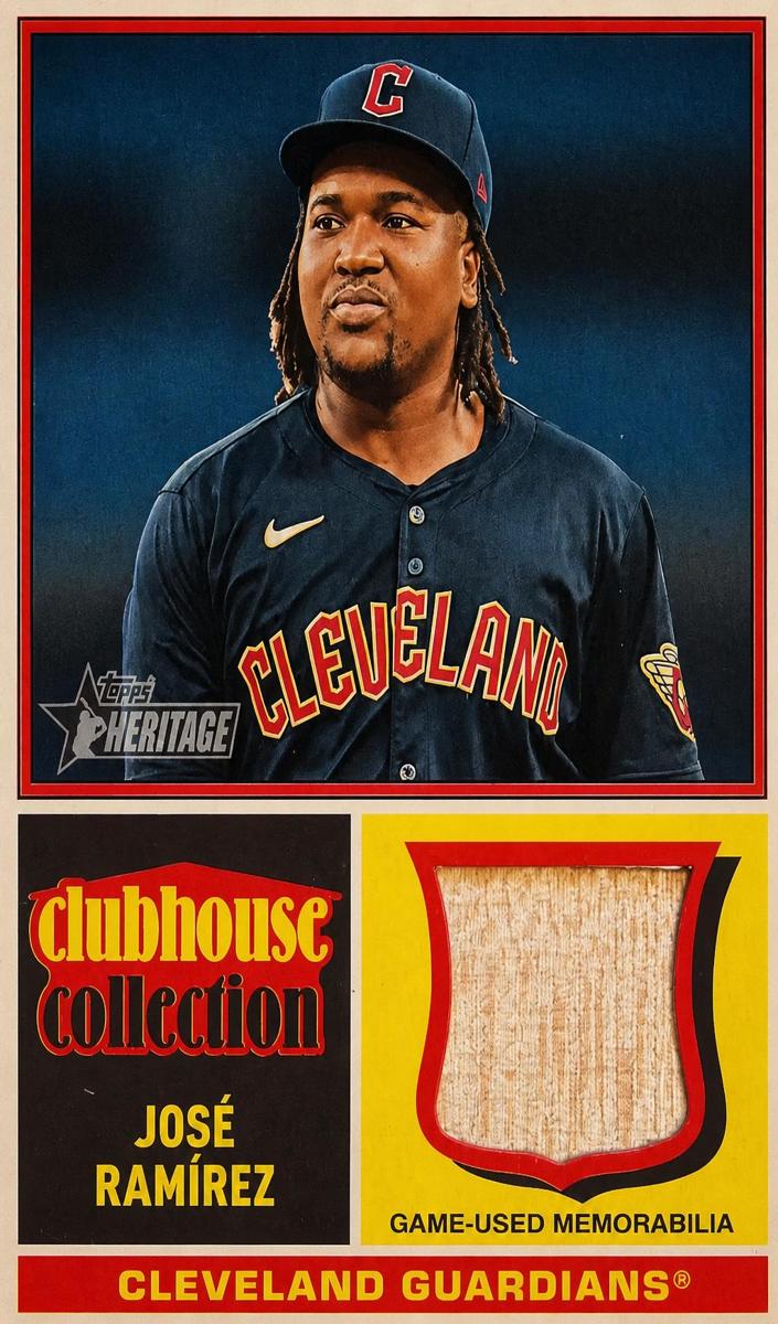 2025 Topps Heritage Baseball Jose Ramirez #CCR-JRA