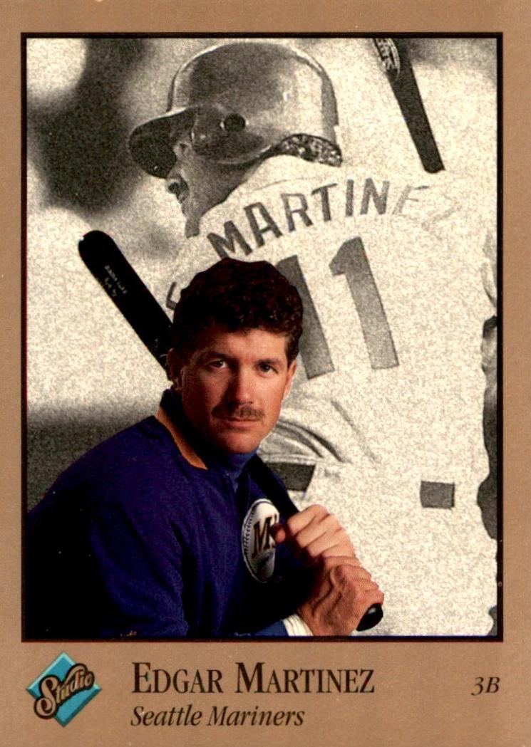 1992 Studio Baseball Edgar Martinez #235