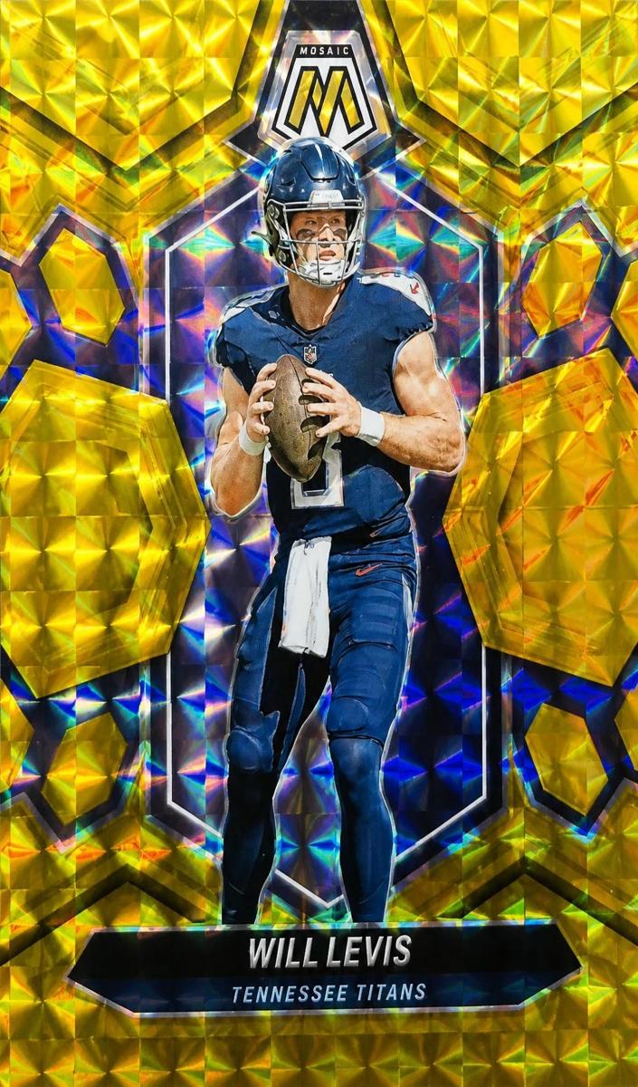 2024 Panini Mosaic Football Gold Will Levis #211 SGC 9.5