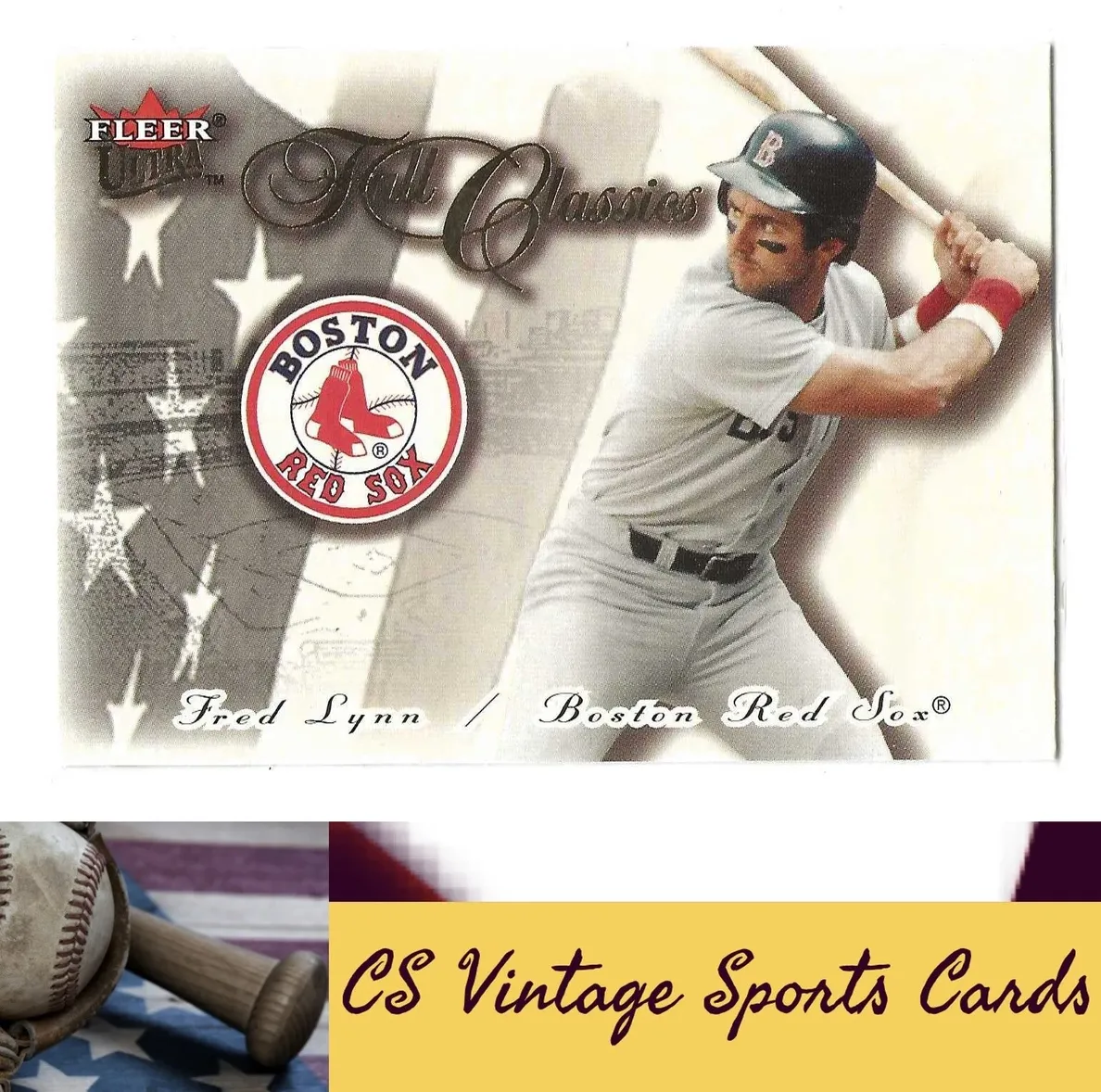2001 Fleer Ultra Baseball Fred Lynn #9FC