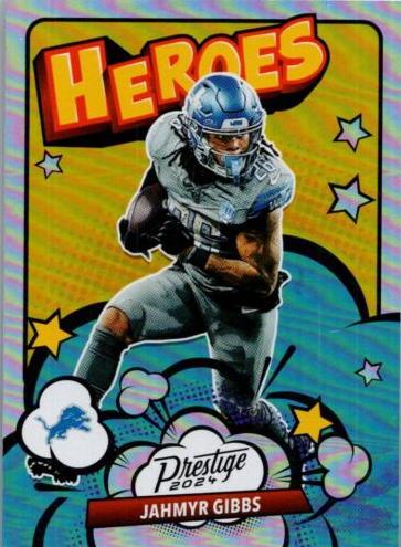 2024 Panini Prestige Football Jahmyr Gibbs #3 SGC 8