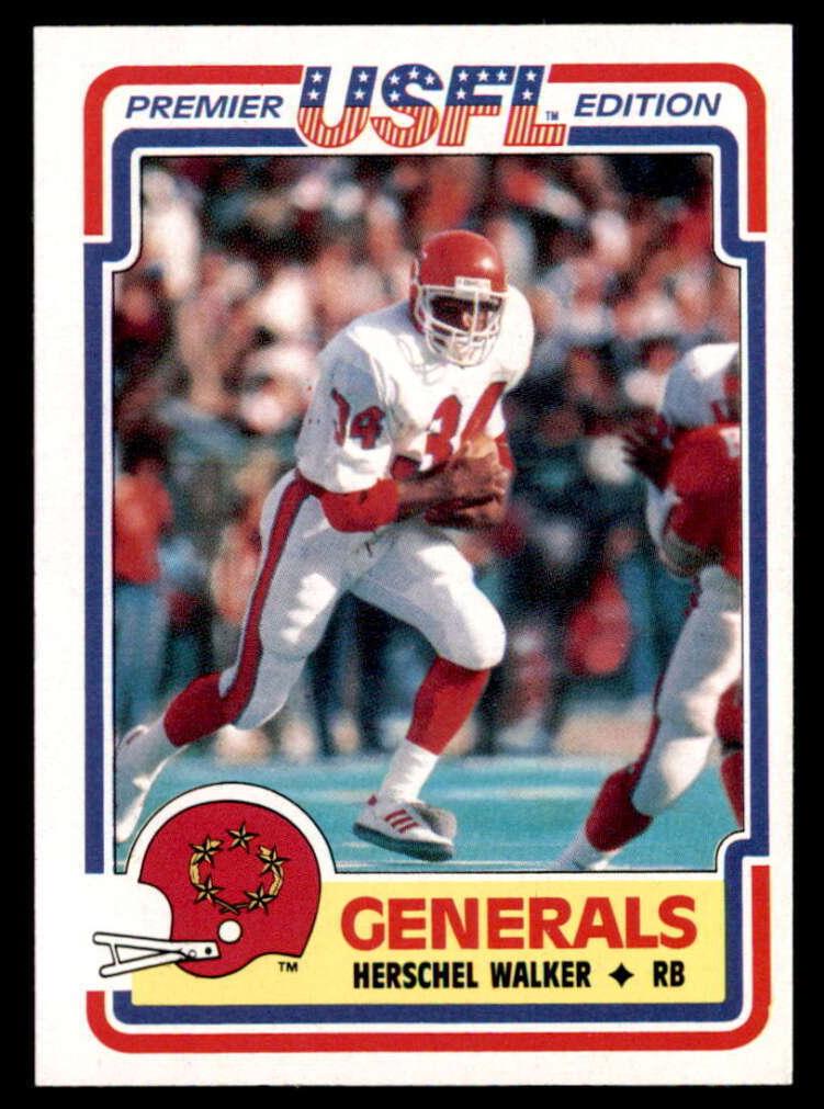 1984 Topps USFL Football Herschel Walker #74 PSA 8.5
