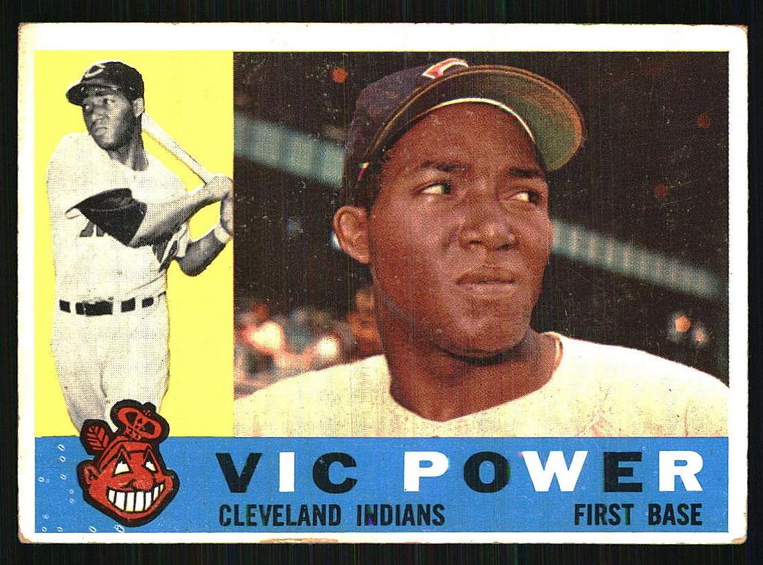 1960 Topps Baseball Vic Power #75