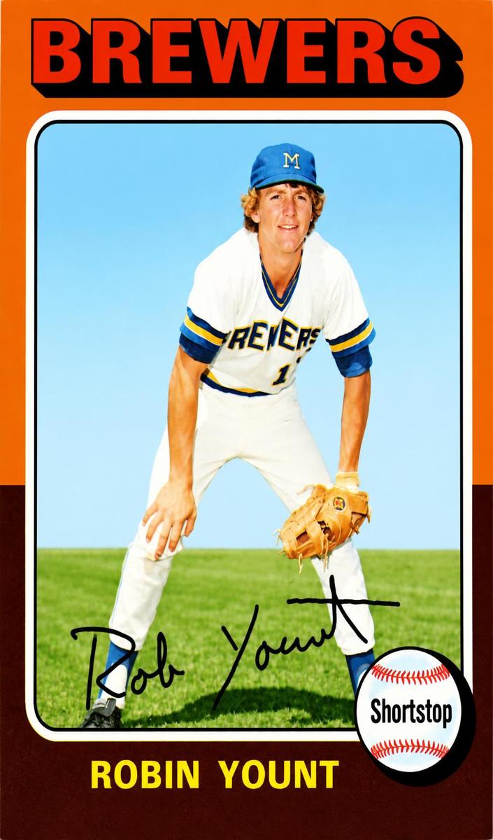 1975 Topps Baseball Robin Yount #223 PSA 9