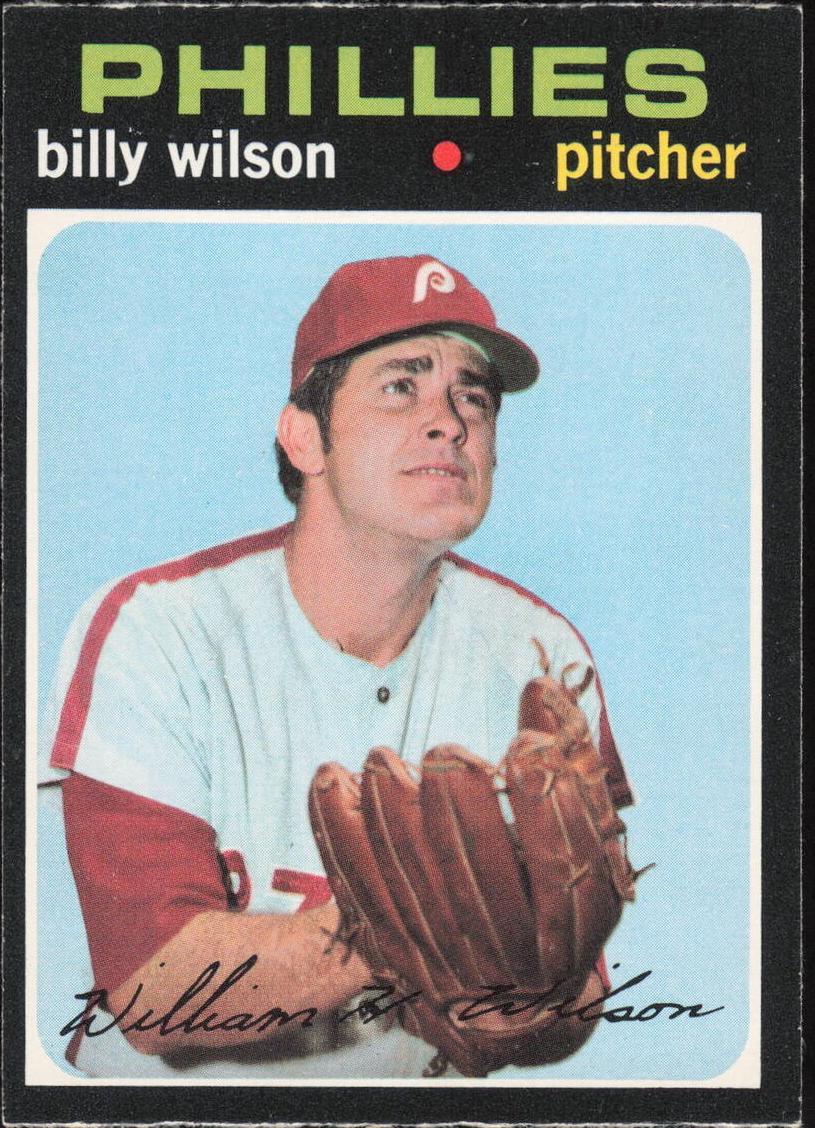 1971 O-Pee-Chee Baseball Billy Wilson #192 PSA 7