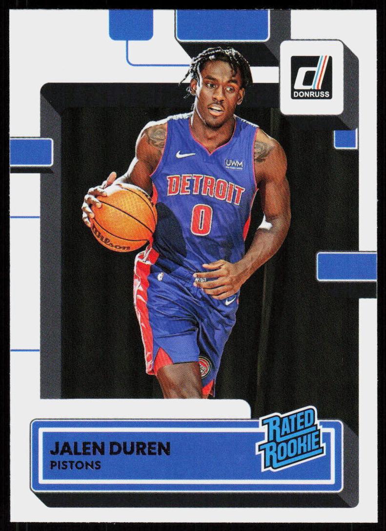 2022 Panini Donruss Basketball Jalen Duren #213