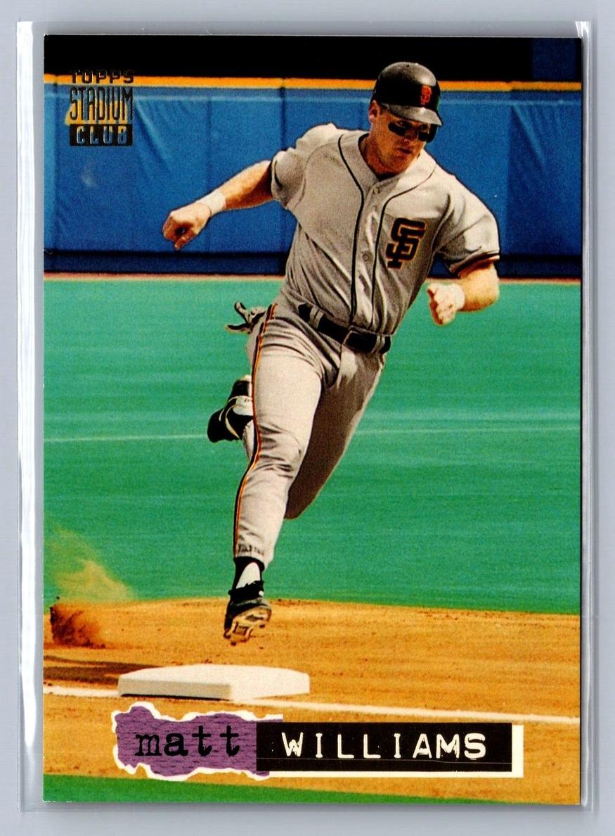 1994 Topps Stadium Club Baseball Matt Williams #419