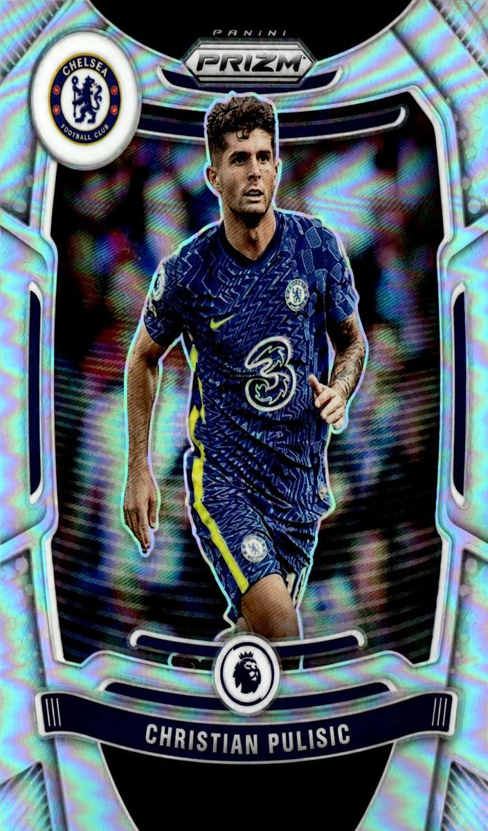 2021 Panini Prizm Premier League Soccer Silver Christian Pulisic #252 PSA 9