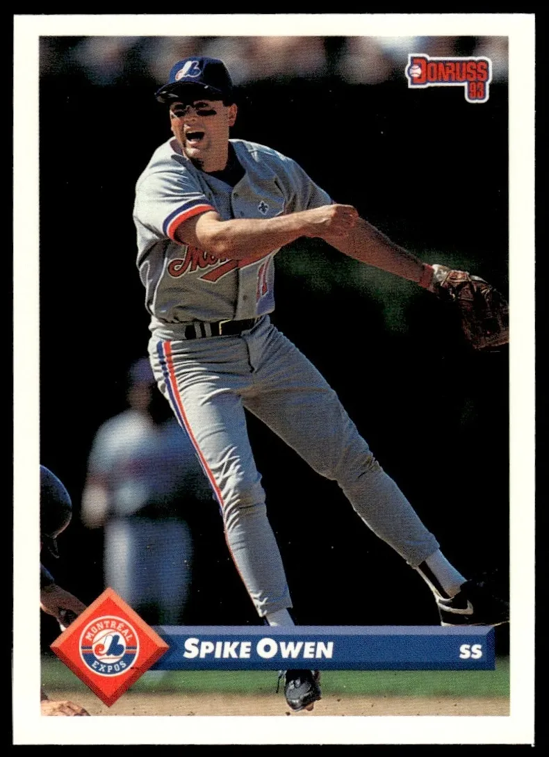 1993 Donruss Baseball Spike Owen #732
