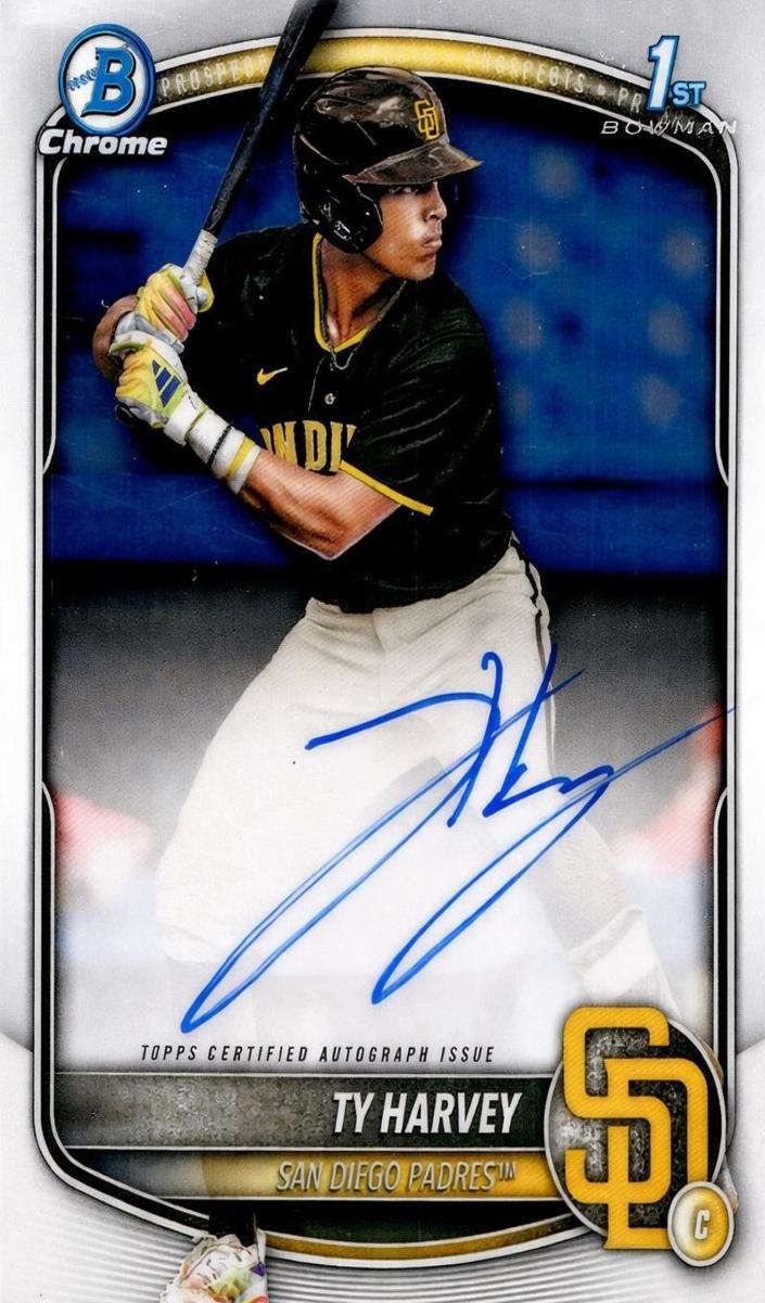 2025 Bowman Draft Chrome Baseball Ty Harvey #CPA-TH PSA 10