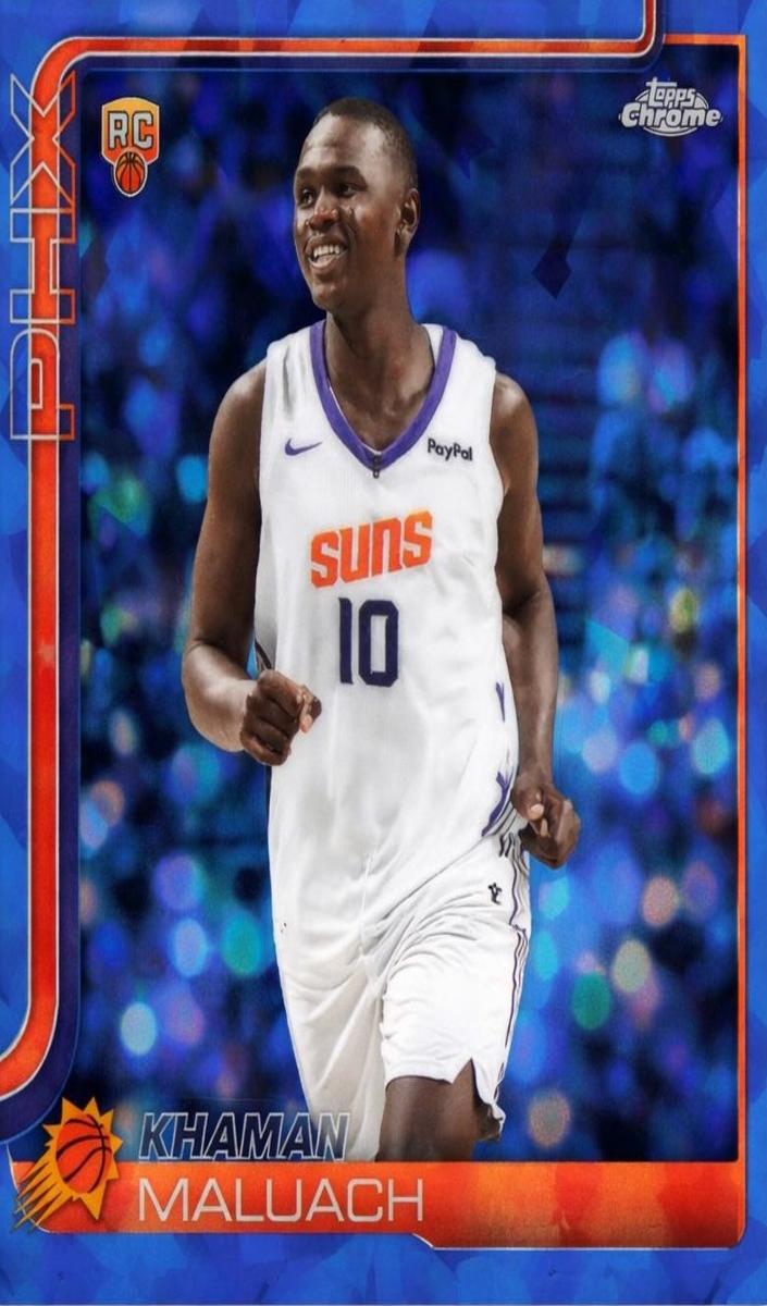 2025 Topps Chrome Sapphire Basketball Khaman Maluach #260
