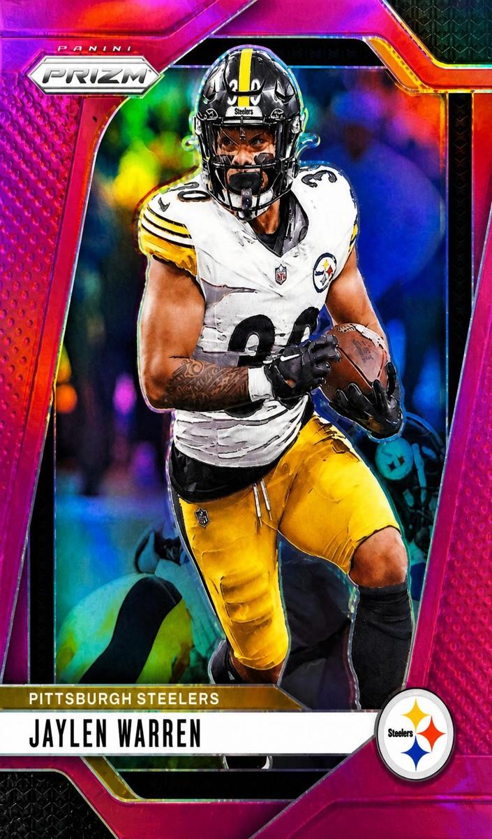 2024 Panini Prizm Football Pink Jaylen Warren #242