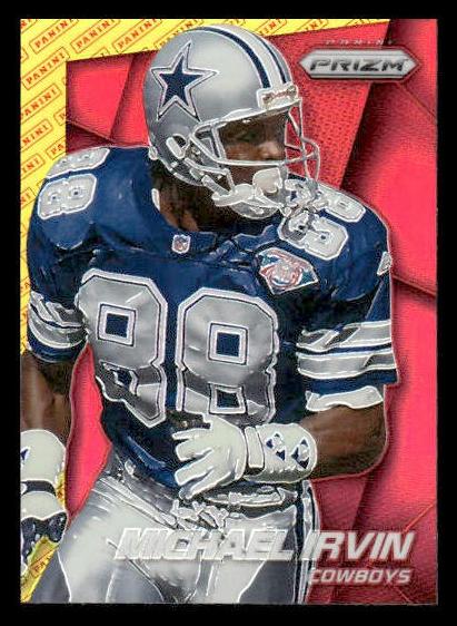 2014 Panini Prizm Football Panini Logo Michael Irvin #44