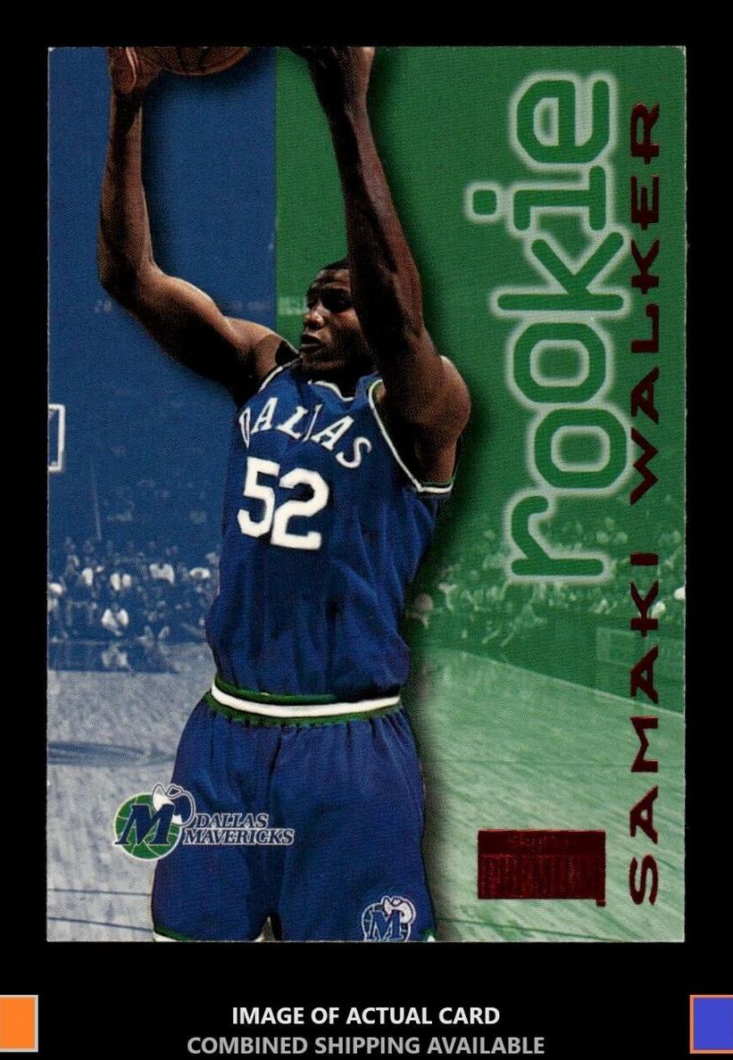 1996 Skybox Premium Basketball Rubies Samaki Walker #235