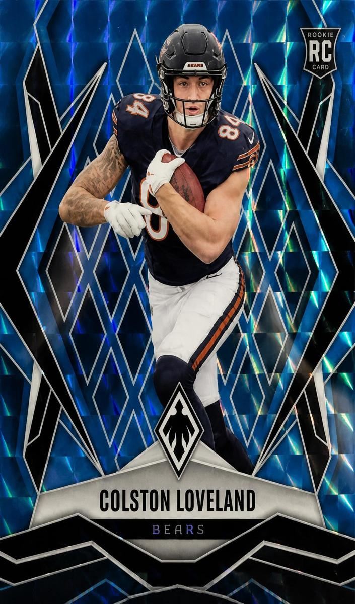 2025 Panini Phoenix Football Light Blue Pyramids Colston Loveland #179