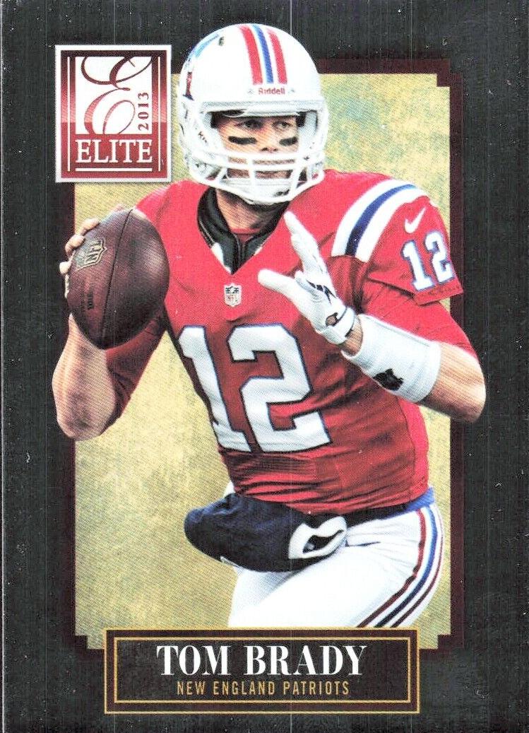 2013 Panini Elite Football Tom Brady #58 PSA 9