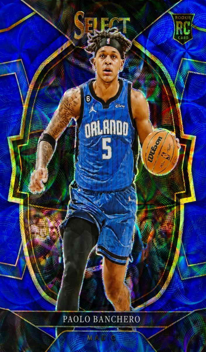 2022 Panini Select Basketball Blue Scope Paolo Banchero #72 PSA 9