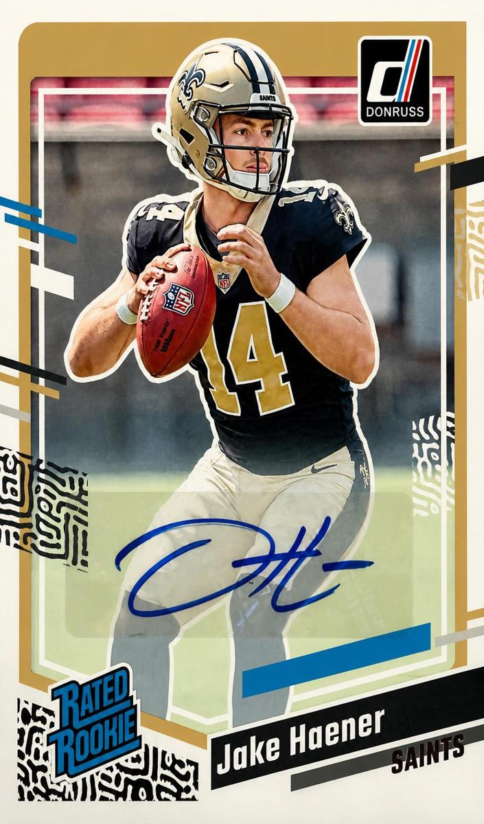2023 Panini Donruss Football Jake Haener #374 PSA 8.5