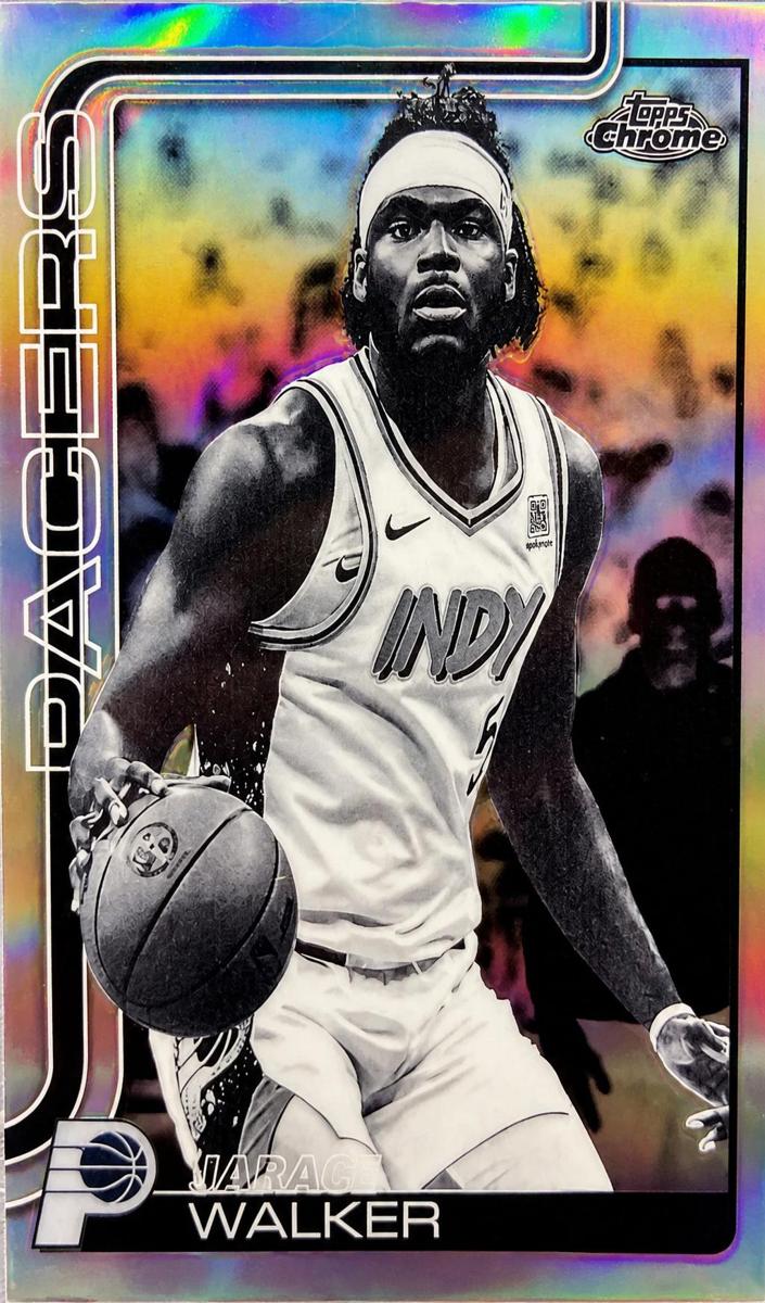2025 Topps Chrome Basketball Negative Refractor Jarace Walker #53