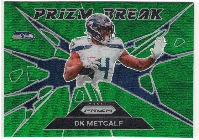 2024 Panini Prizm Football Green Wave DK Metcalf #5 PSA 10
