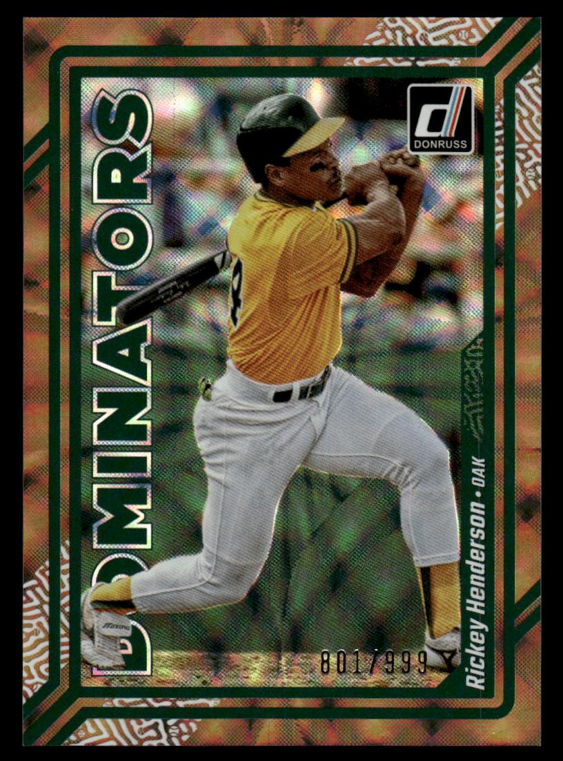 2023 Panini Donruss Baseball Rickey Henderson #D8
