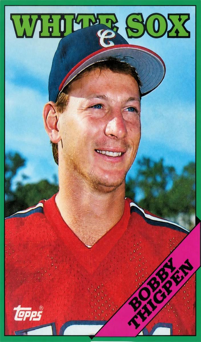 1988 Topps Baseball Bobby Thigpen #613
