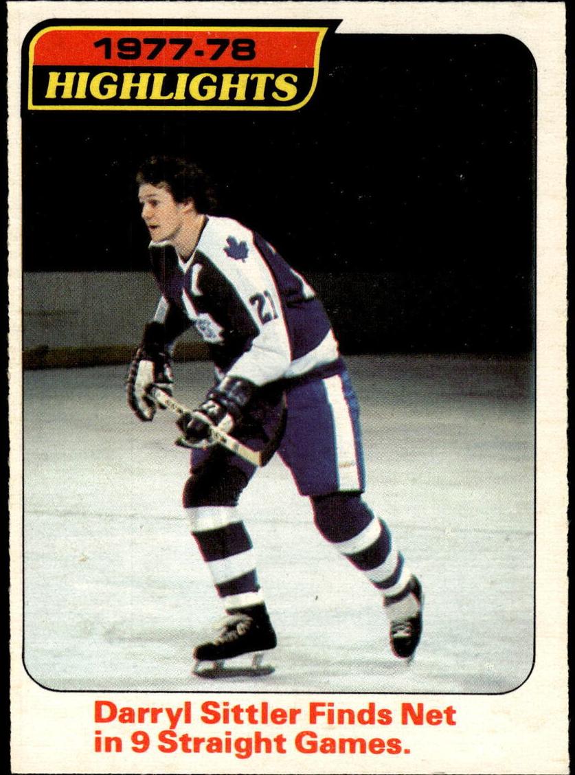 1978 O-Pee-Chee Hockey Darryl Sittler #4 SGC 9