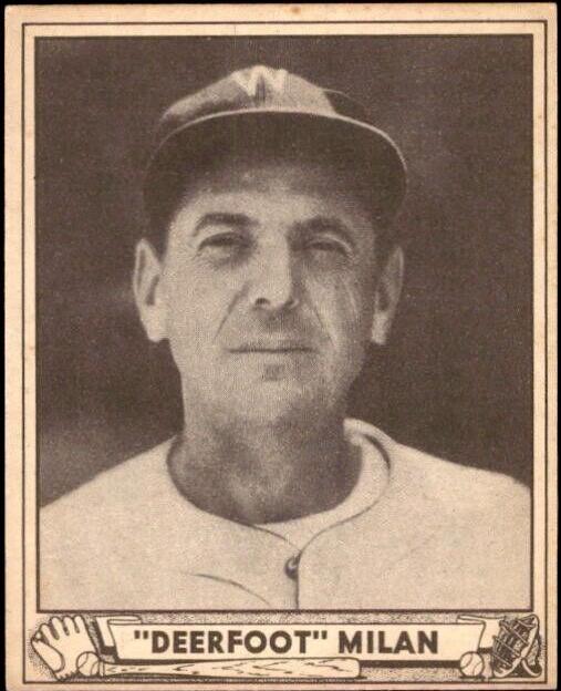1940 Play Ball Baseball Deerfoot Milan #130