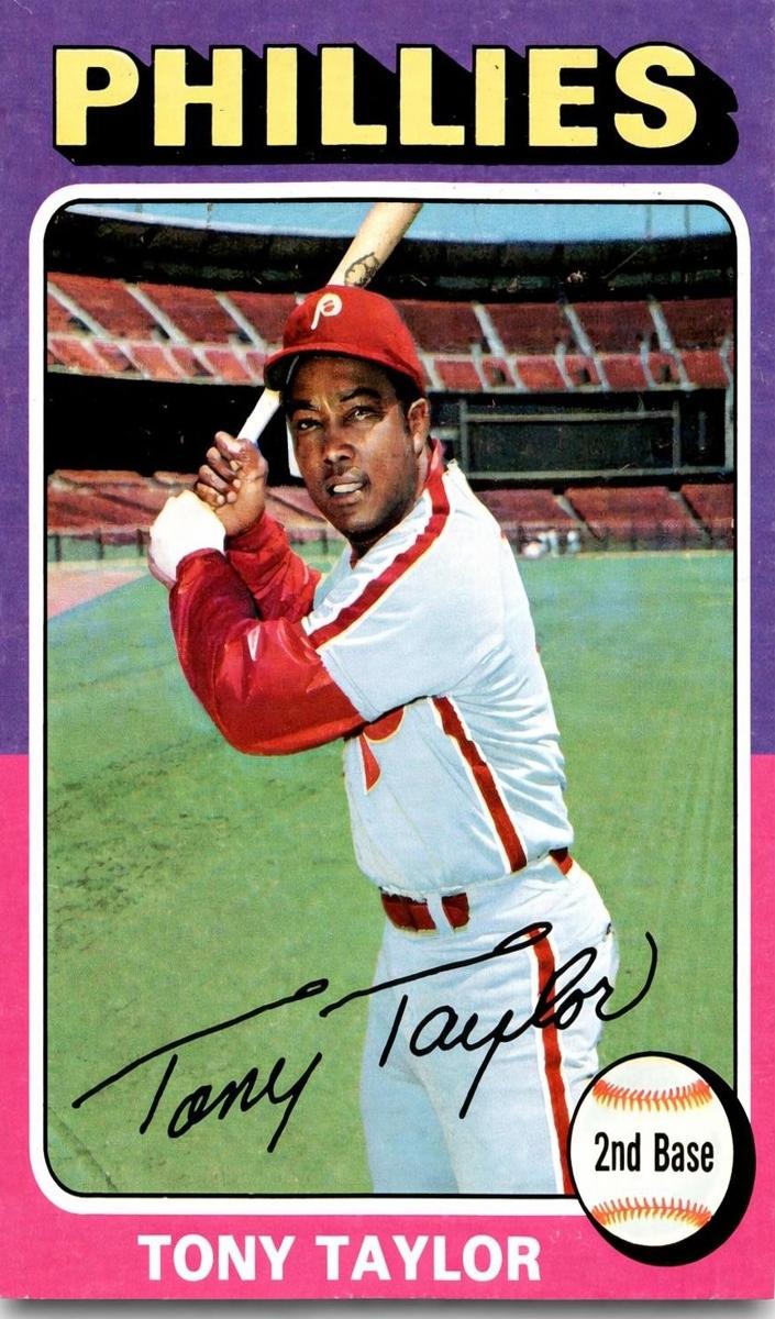 1975 Topps Mini Baseball Tony Taylor #574