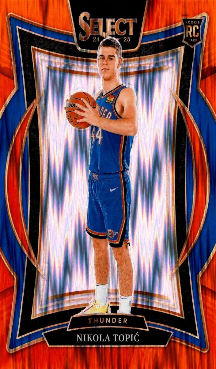 2024 Panini Select Basketball Orange Flash Nikola Topic #89